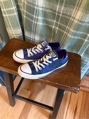 Converse all star Lows Sneakers - Blue Galaxy Print